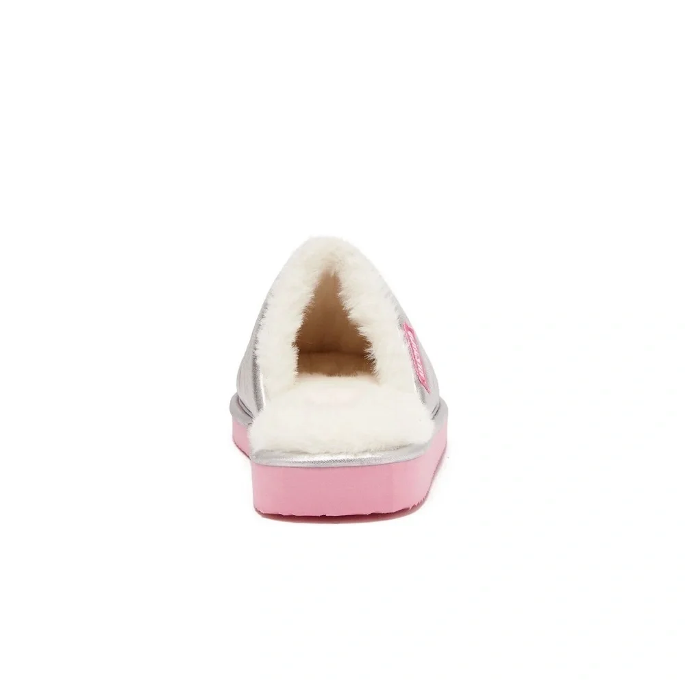 Justice Girls Slippers silver
